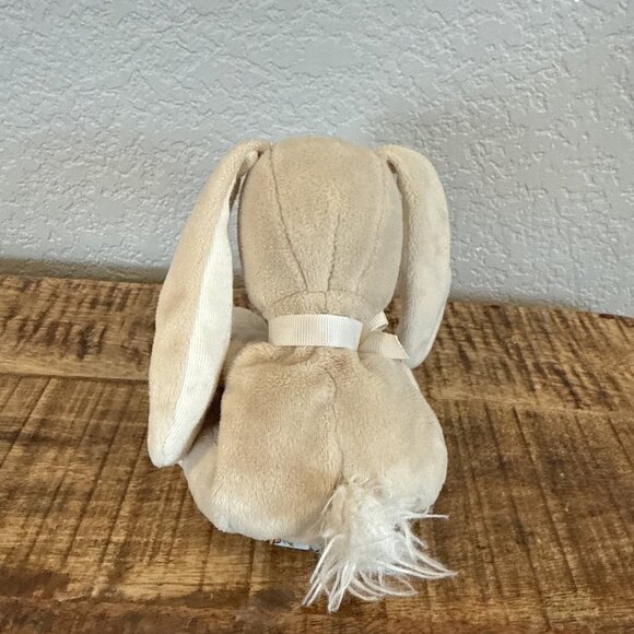 Carrots Bunnies by the Bay Plush Bunny 6 Inch LITTLE LOPS Tan Easter Rabbit - Picture 4 of 7